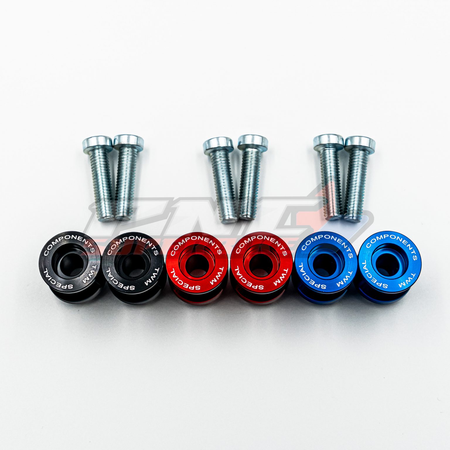 M10 Paddock Stand Bobbins Pour Kawasaki Z750 2004-2012 Z750R 2011-2012 - Noir